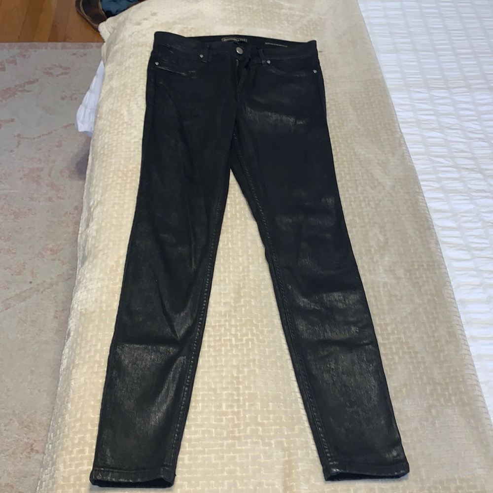 Abercrombie high rise super skinny jean